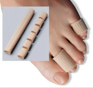 (14CM)Fabric Gel Tube Cushion Corns and Calluses,Toe Protector,Hallux Valgus Orthopedics,Bunion Guard for Feet Care insoles