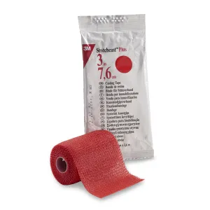 3M™ Scotchcast™ Plus Cast Tape, Red, 3 Inch x 4 Yard, 1 Case of 10