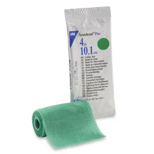 3M™ Scotchcast™ Plus Green Cast Tape, 4 Inch x 4 Yard, 1 Each