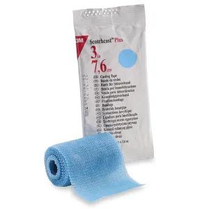 3M™ Scotchcast™ Plus Light Blue Cast Tape, 3 Inch x 4 Yard, 1 Box of 10