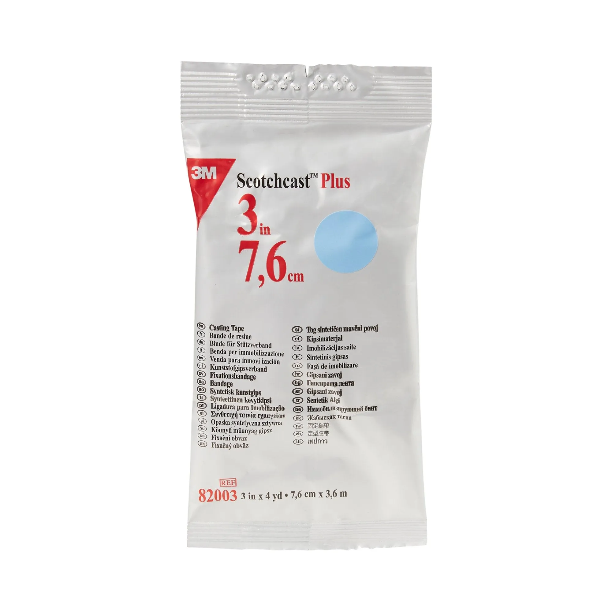 3M™ Scotchcast™ Plus Light Blue Cast Tape, 3 Inch x 4 Yard, 1 Box of 10