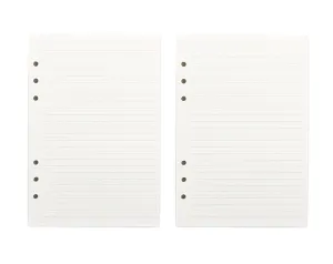 6 Holes Refill Paper for A6 Ring Binder Notebook