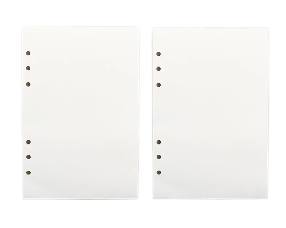 6 Holes Refill Paper for A6 Ring Binder Notebook