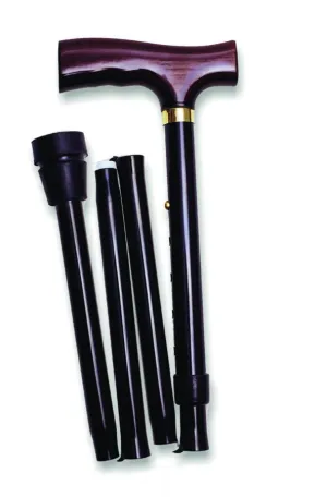 Alex Orthopedic MP-10501 Adjustable Travel Folding Cane, 1 Each