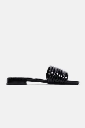 Alisson Block Heel Sandals - Black