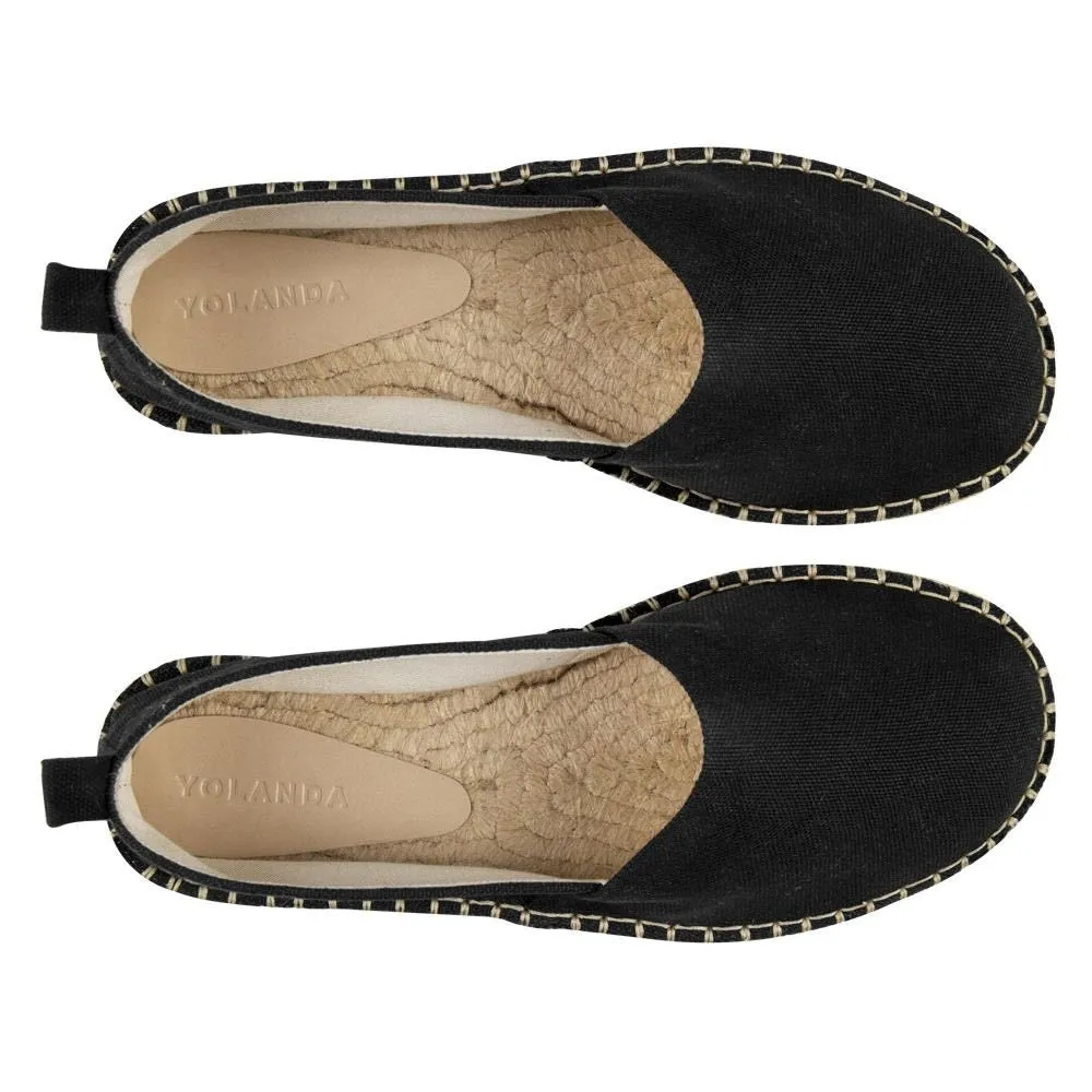 Alpargata Espadrille Yolanda Preta