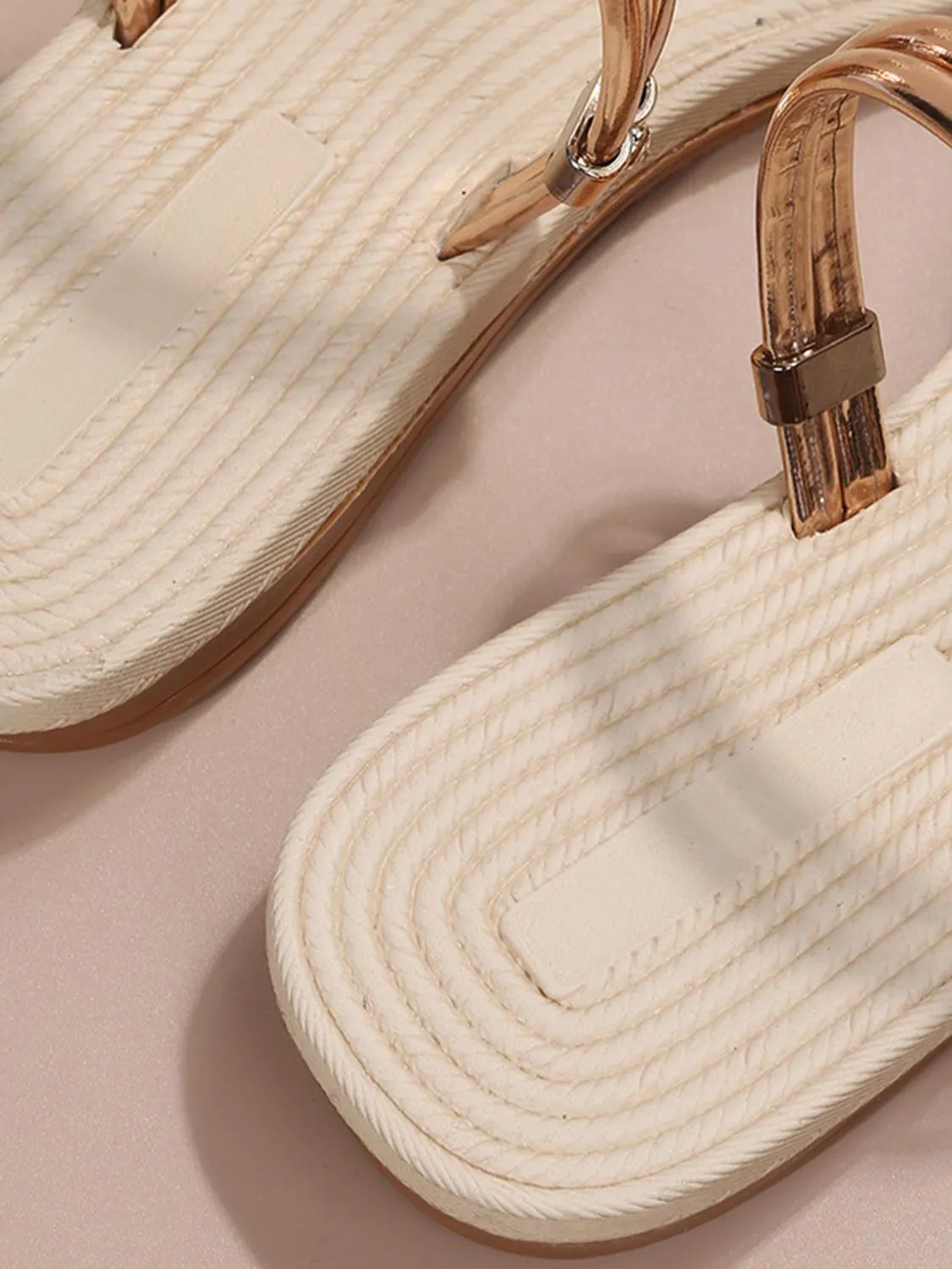 Amozae-Butterfly Decor Flat Slippers