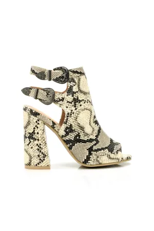 Be Better Buckle Bootie - Snake