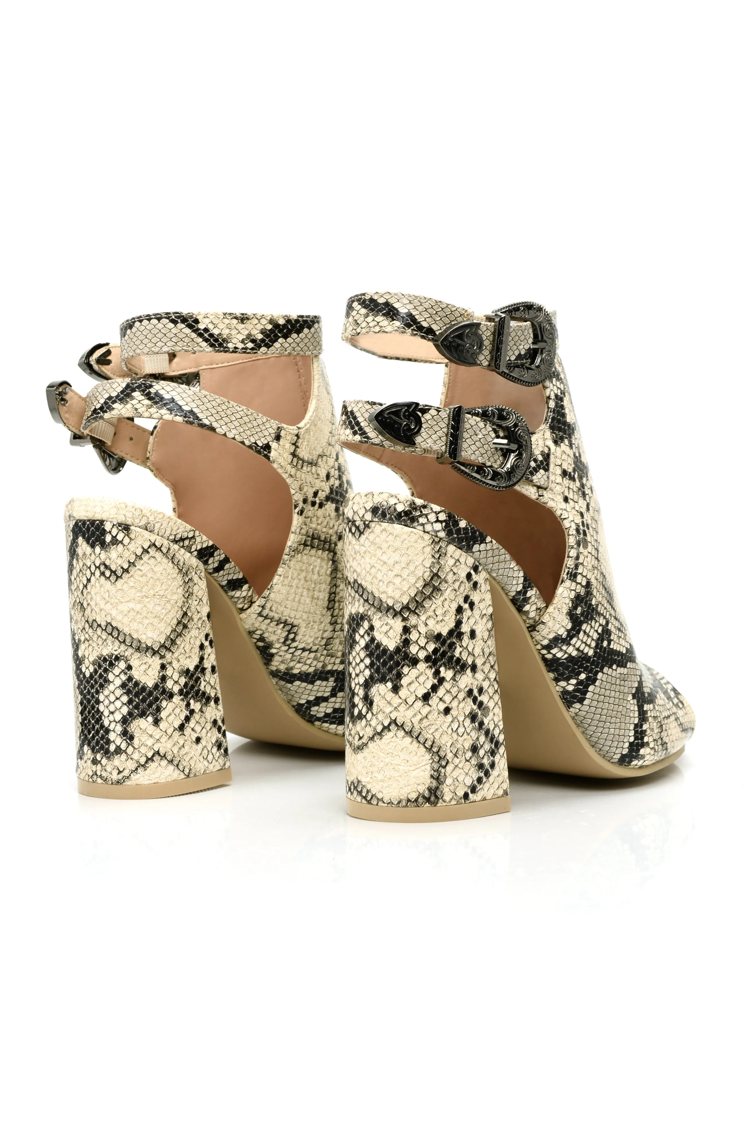 Be Better Buckle Bootie - Snake