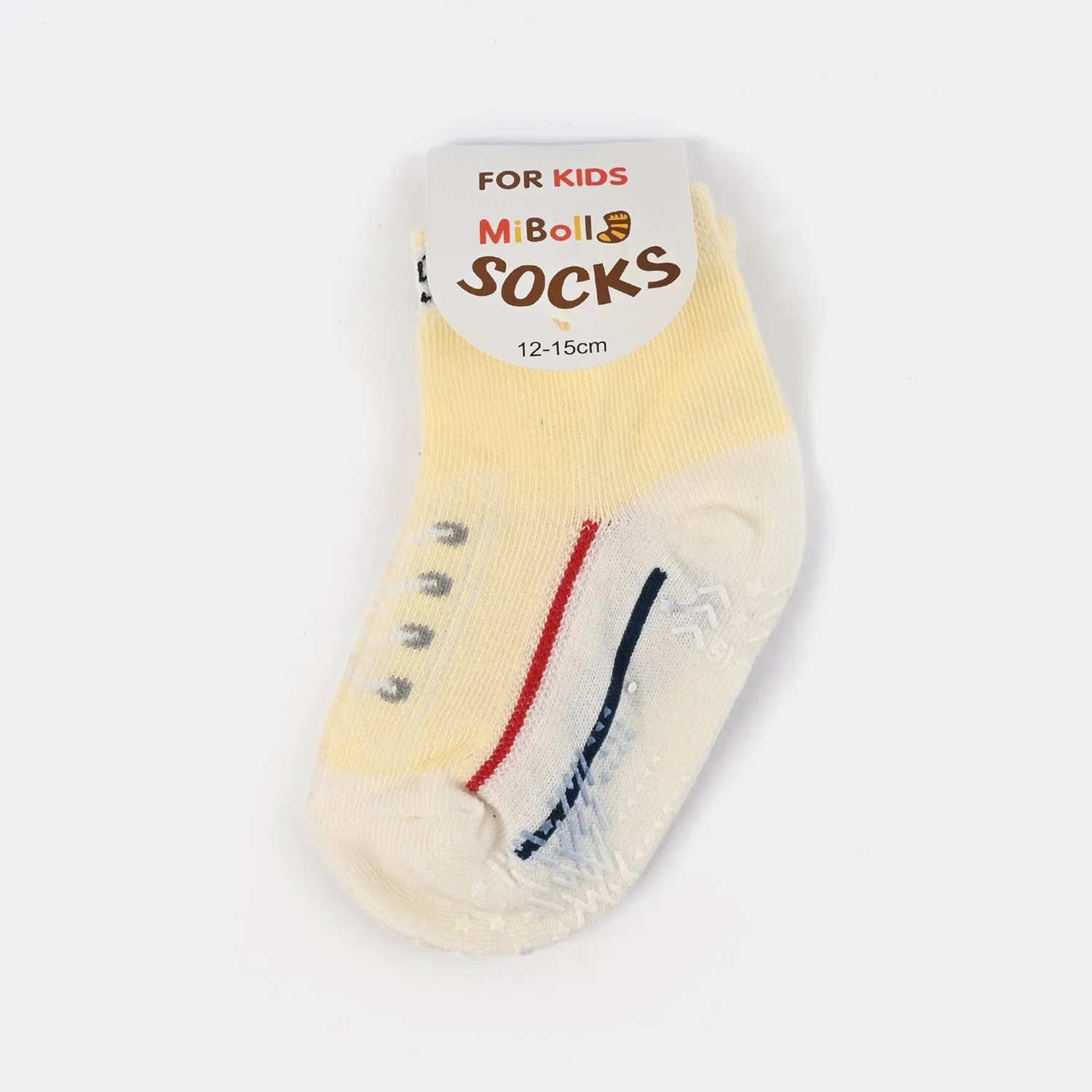 Boys Anti Slip Socks Off White | 2Y 