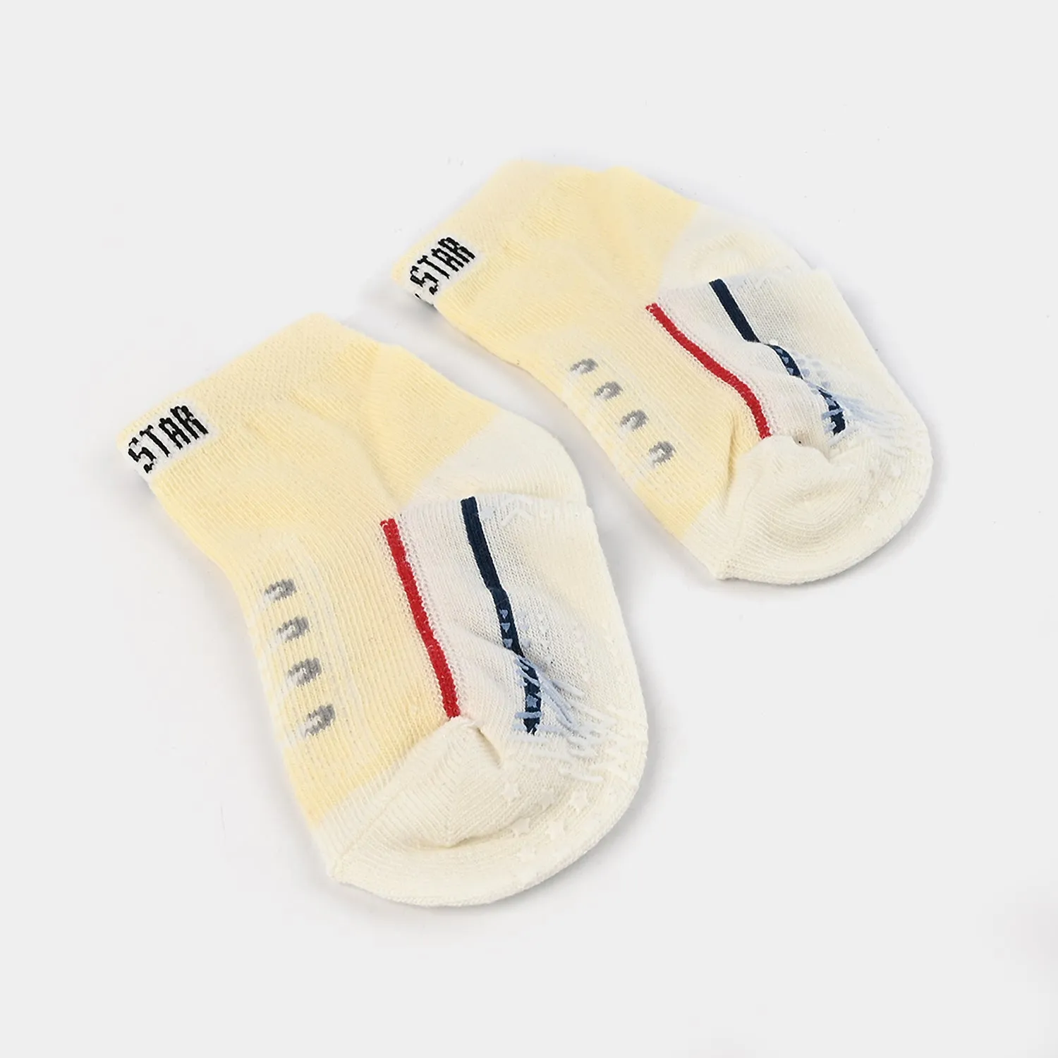 Boys Anti Slip Socks Off White | 2Y 