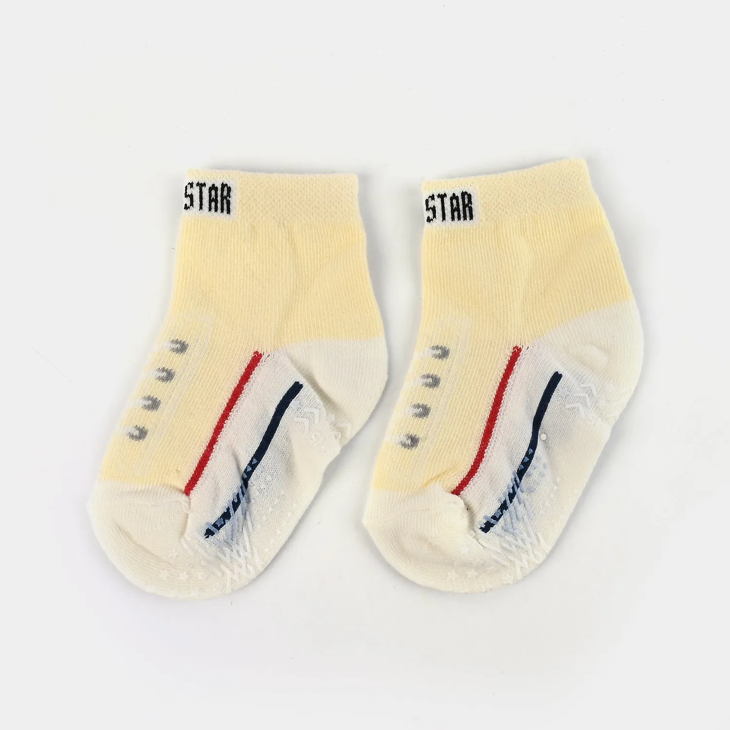 Boys Anti Slip Socks Off White | 2Y 