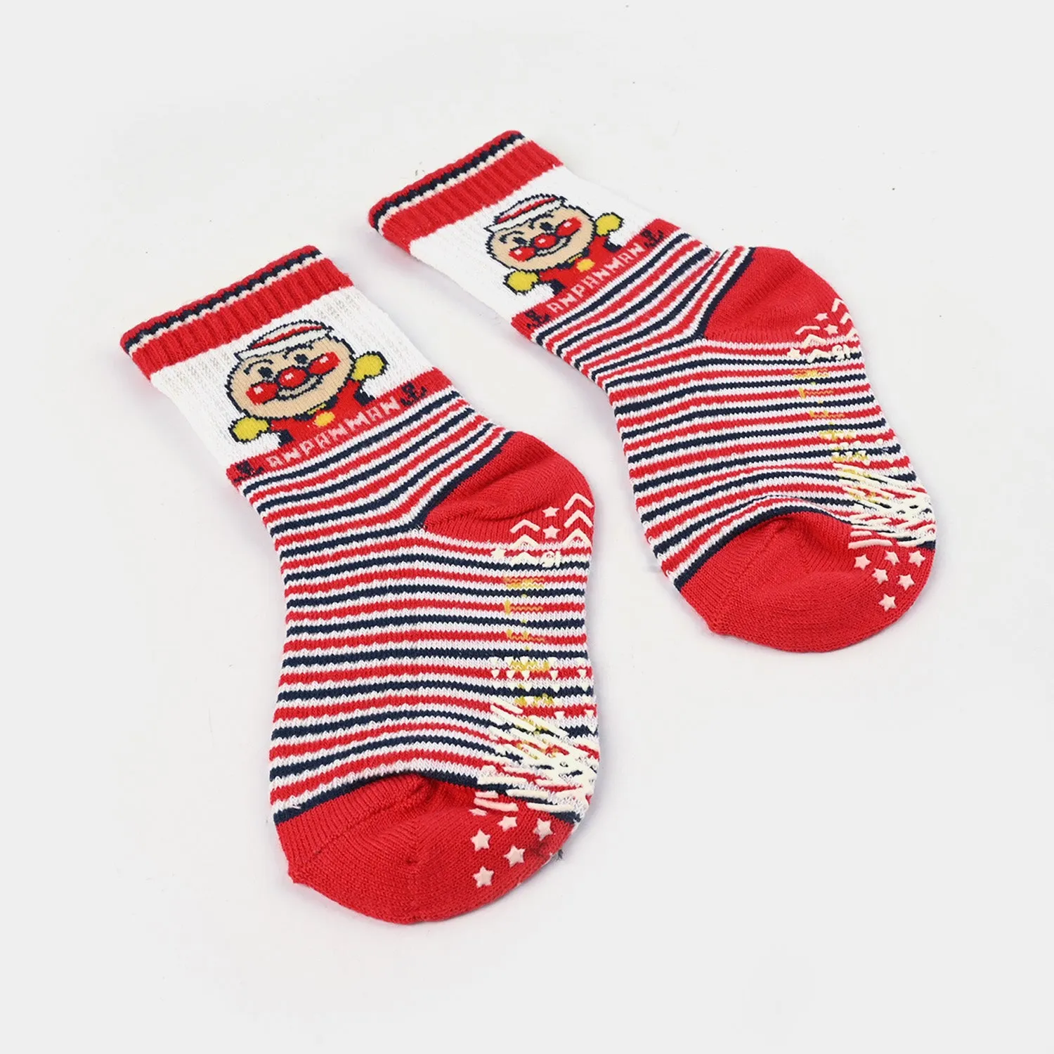 Boys Anti Slip Socks Stripe Line | 2Y 