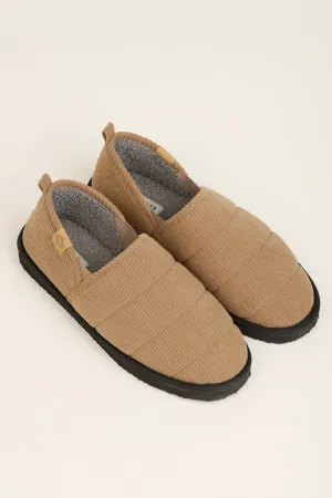 Brakeburn 11 Beige Cord Men's Slipper