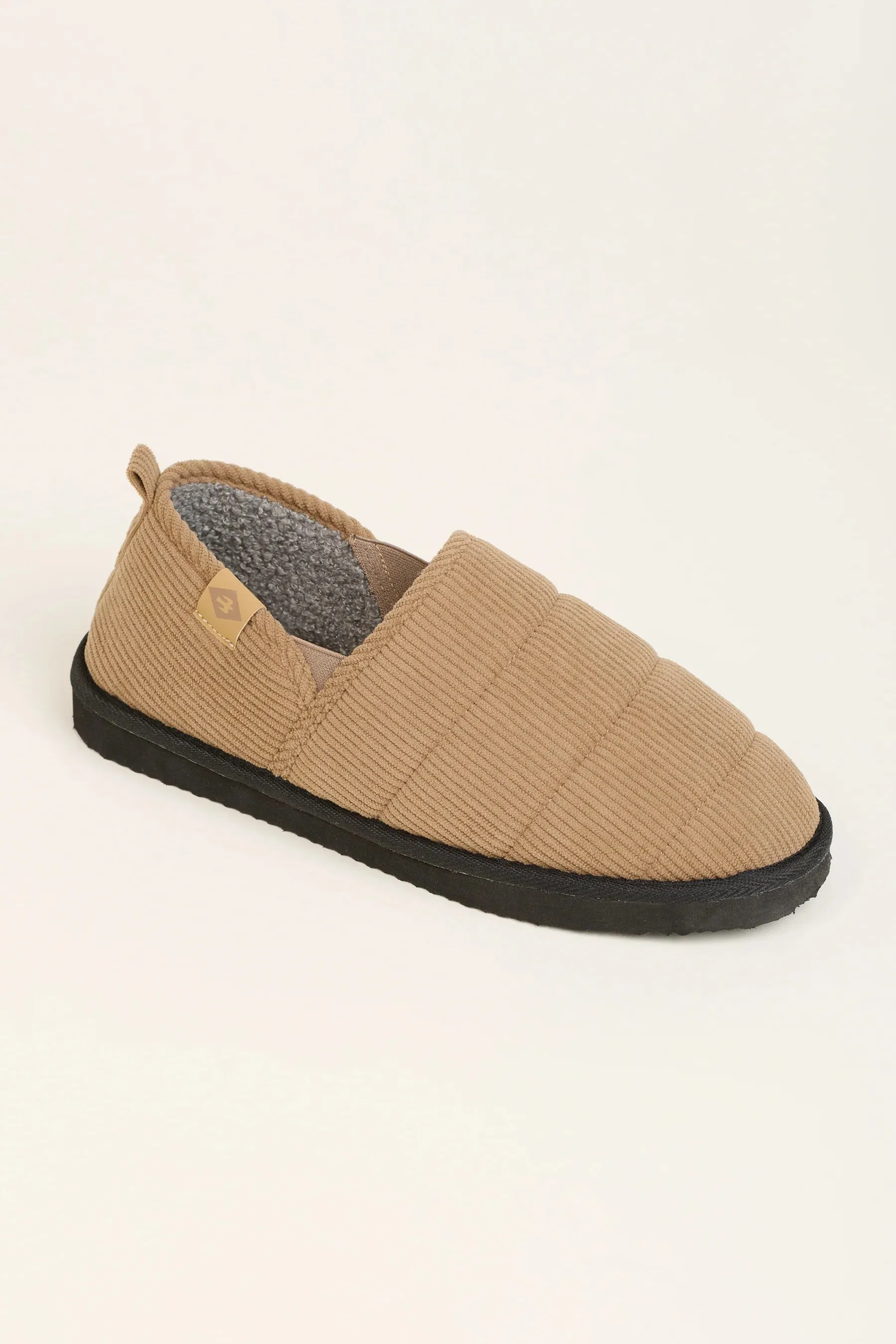 Brakeburn 11 Beige Cord Men's Slipper