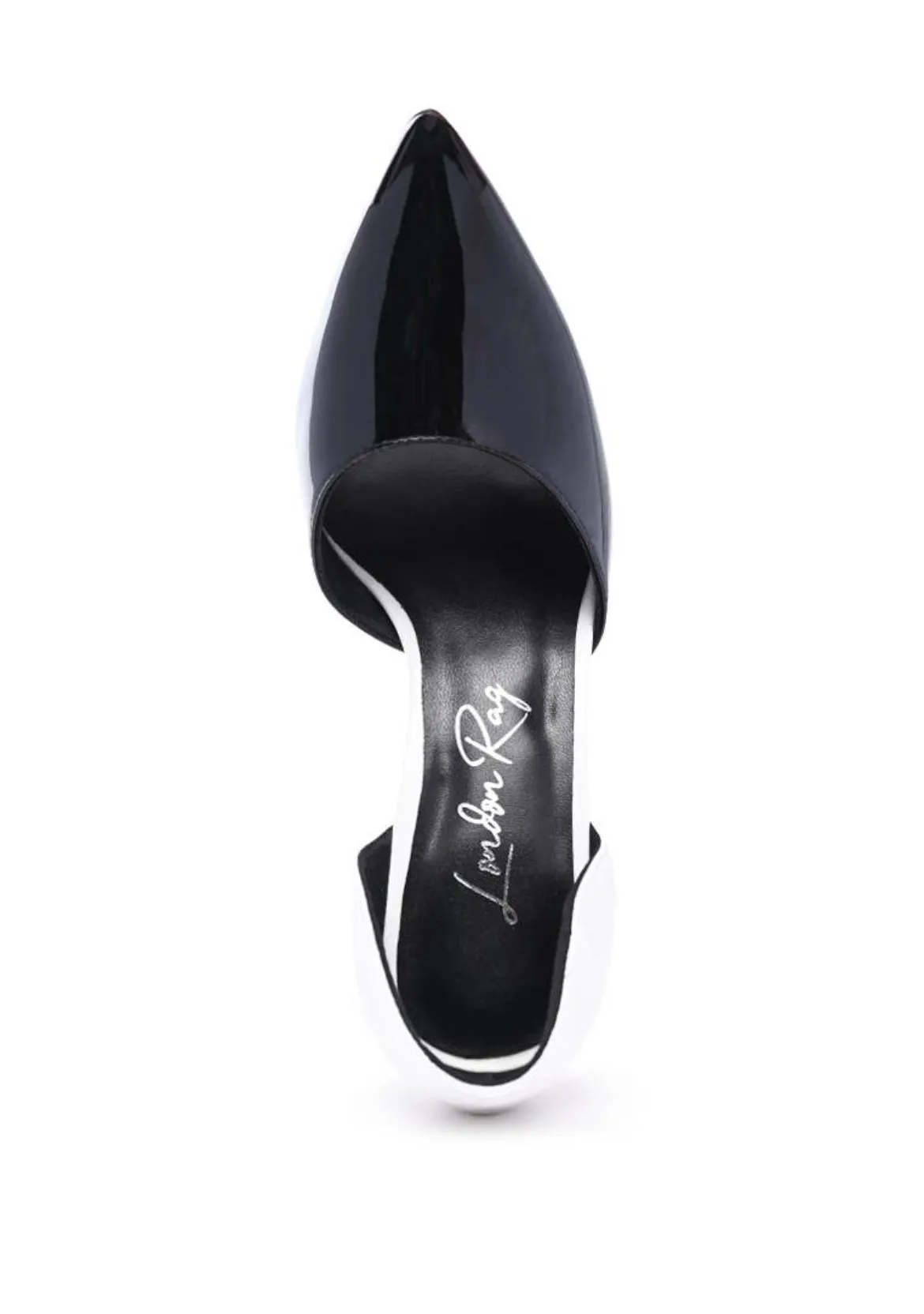 Candy Cane Patent Pu Slip On Stiletto Heels