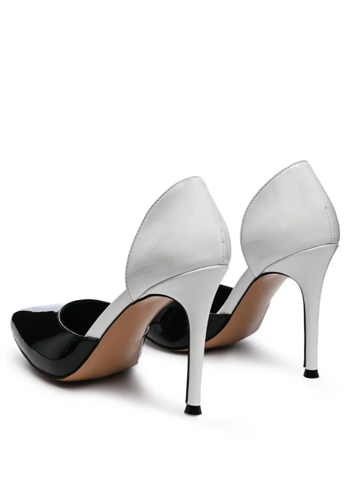 Candy Cane Patent Pu Slip On Stiletto Heels