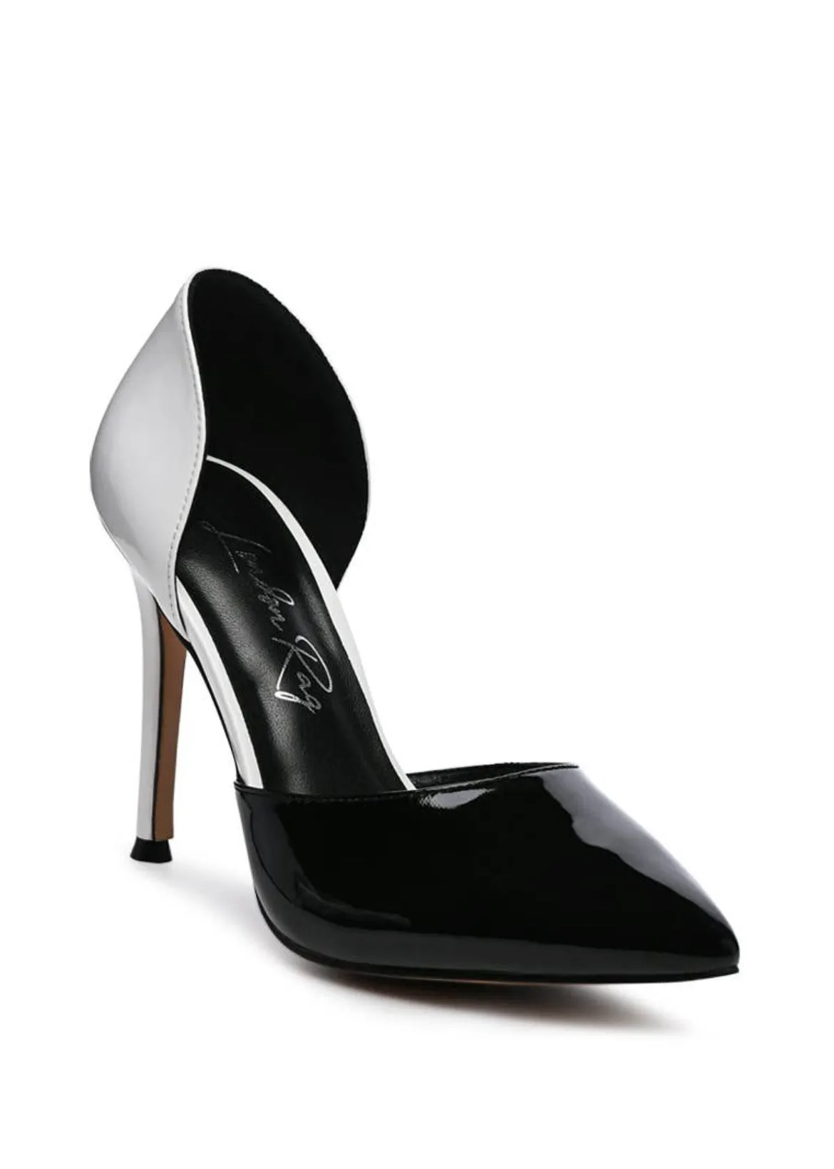 Candy Cane Patent Pu Slip On Stiletto Heels