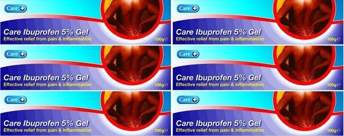 Care Ibuprofen 5% Gel 100g | Pain Relief/Anti-Inflammatory