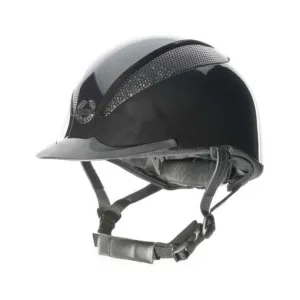 Champion Air-Tech Deluxe Dial Fit Riding Hat - Metallic Black