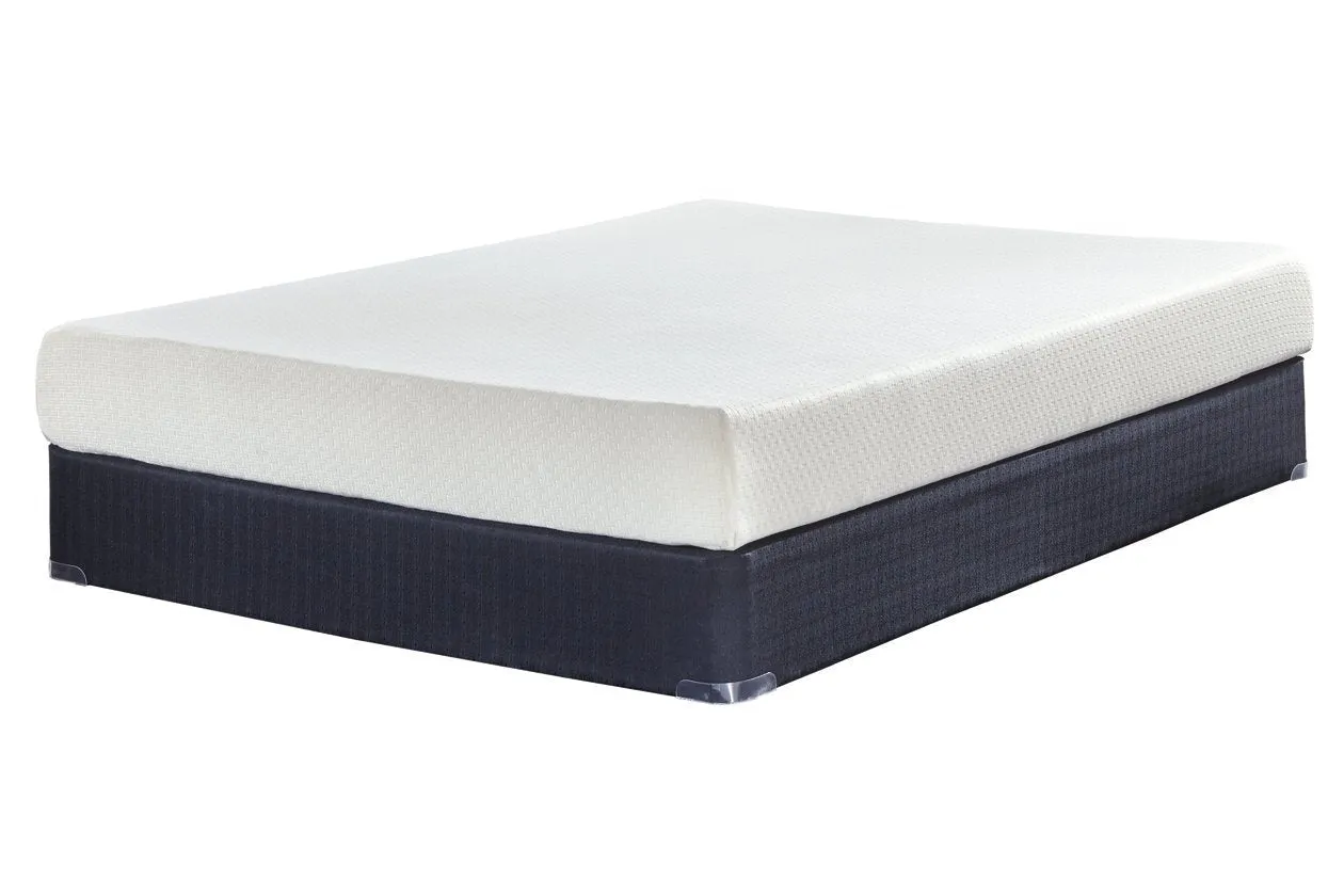 Chime 8 Inch Memory Foam White Queen Mattress in a Box