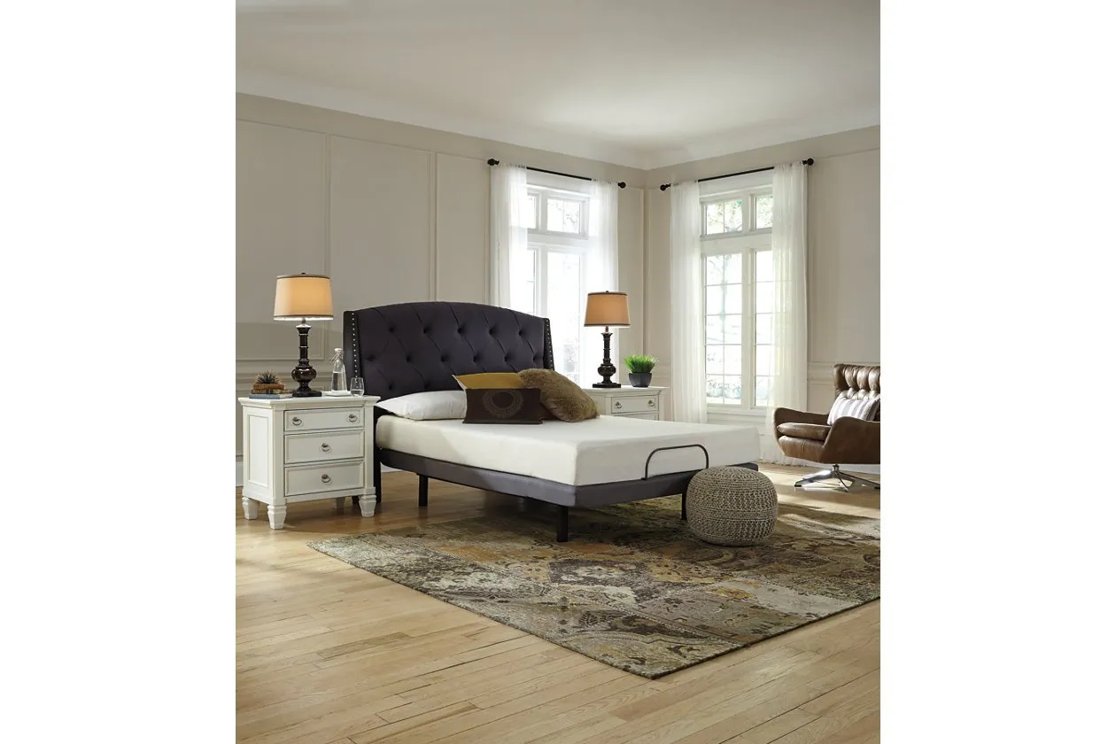 Chime 8 Inch Memory Foam White Queen Mattress in a Box