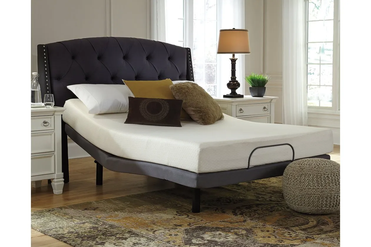 Chime 8 Inch Memory Foam White Queen Mattress in a Box
