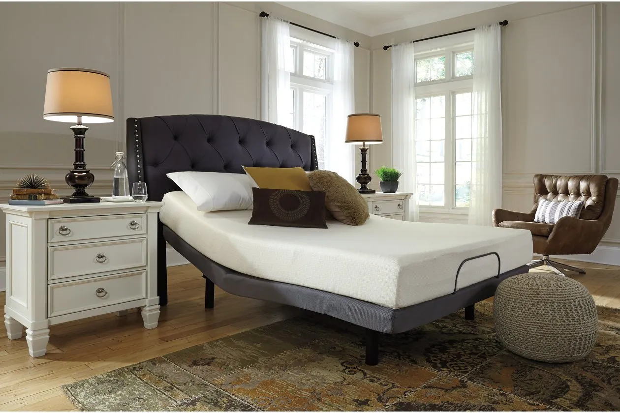 Chime 8 Inch Memory Foam White Queen Mattress in a Box