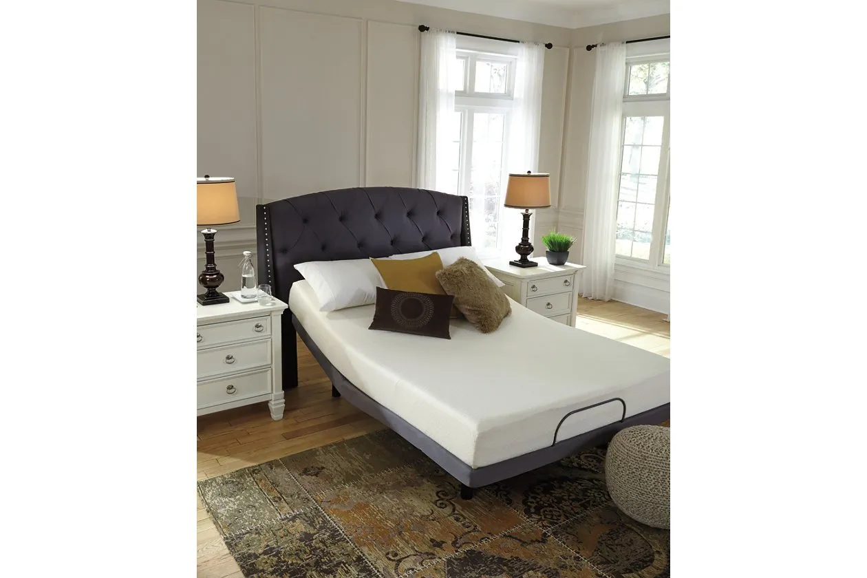 Chime 8 Inch Memory Foam White Queen Mattress in a Box
