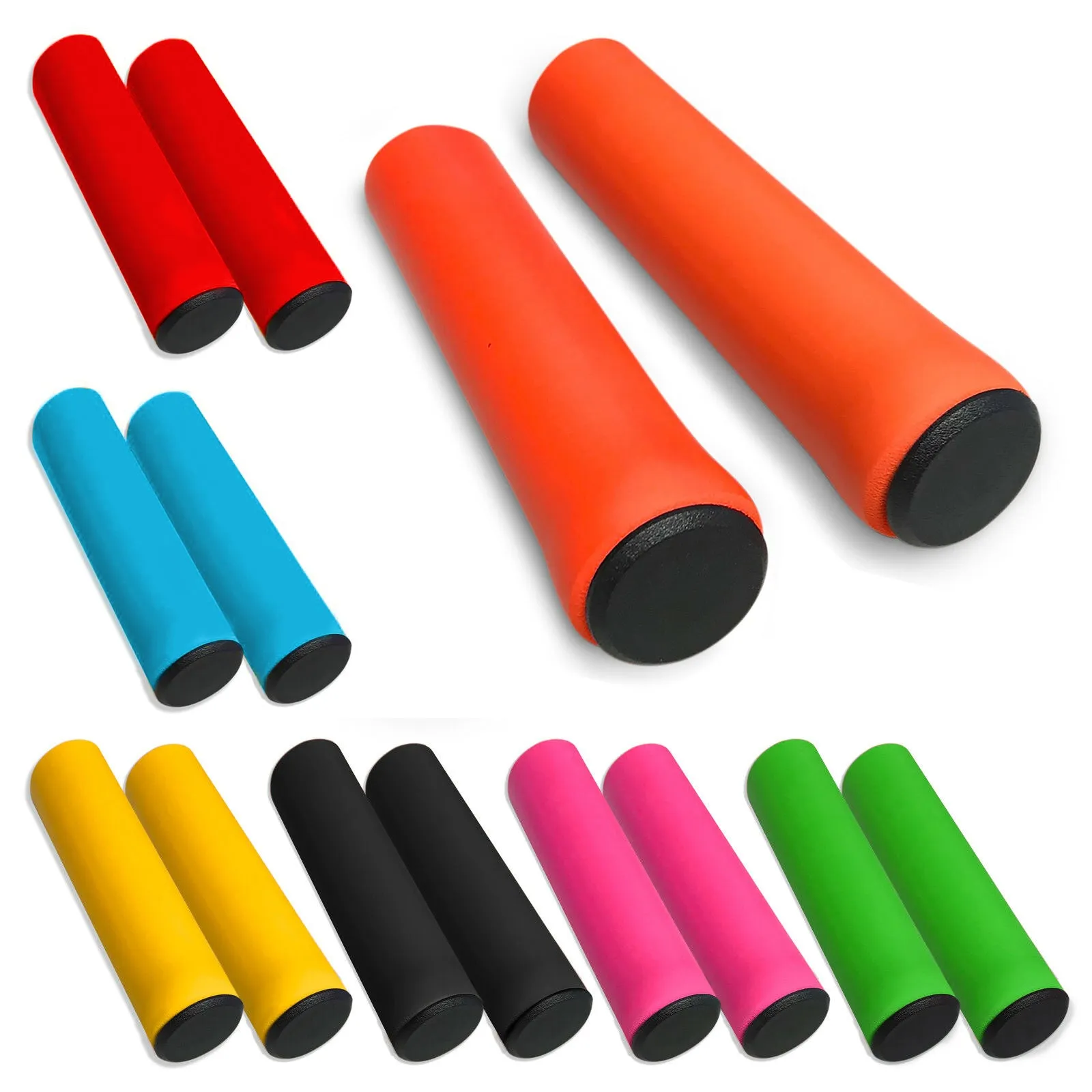 Closed Cell Sponge Bike Handlebar Grips ¼” Thick