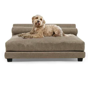 Club Nine Pets Roma Orthopedic Dog Bed in Earth