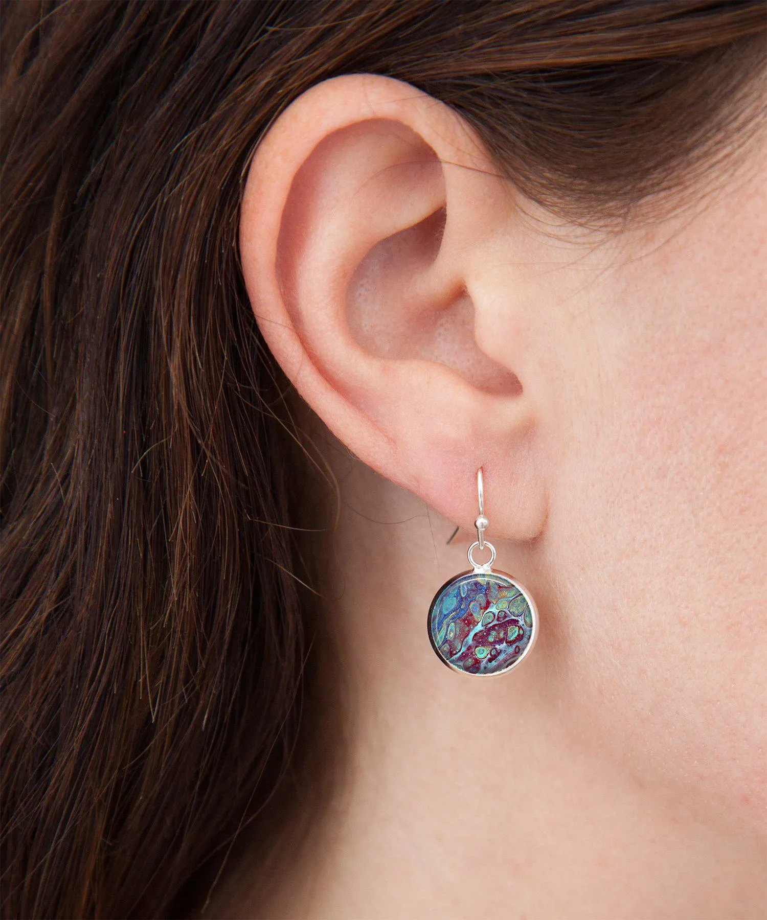 Coral Reef Small Dangle Earrings | Handmade Beach Jewelry
