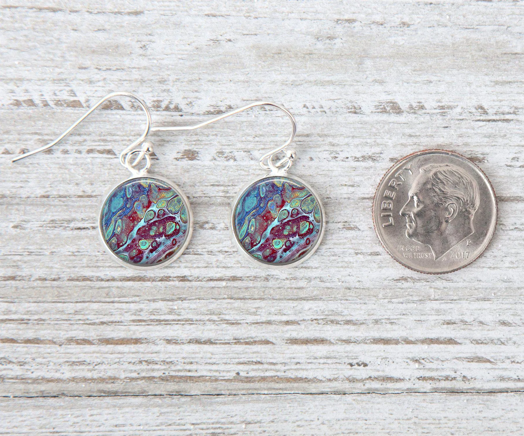 Coral Reef Small Dangle Earrings | Handmade Beach Jewelry