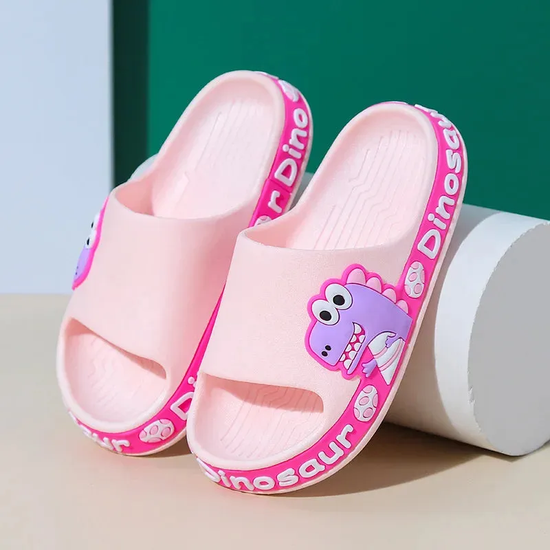 Dinosaur Slipper Slides for Kids