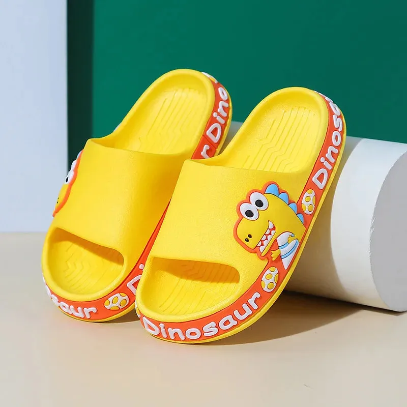 Dinosaur Slipper Slides for Kids