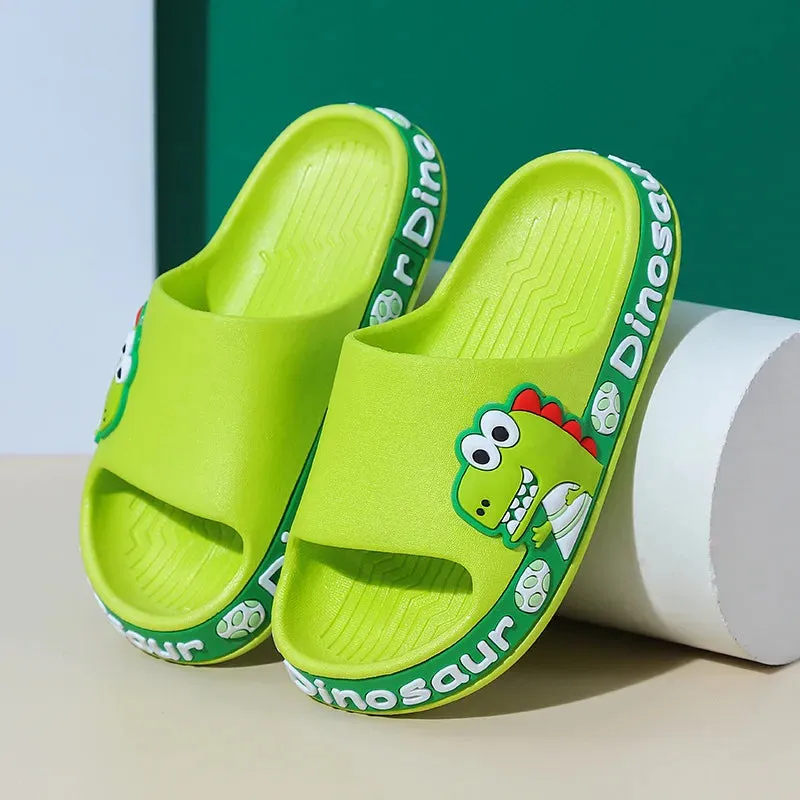Dinosaur Slipper Slides for Kids