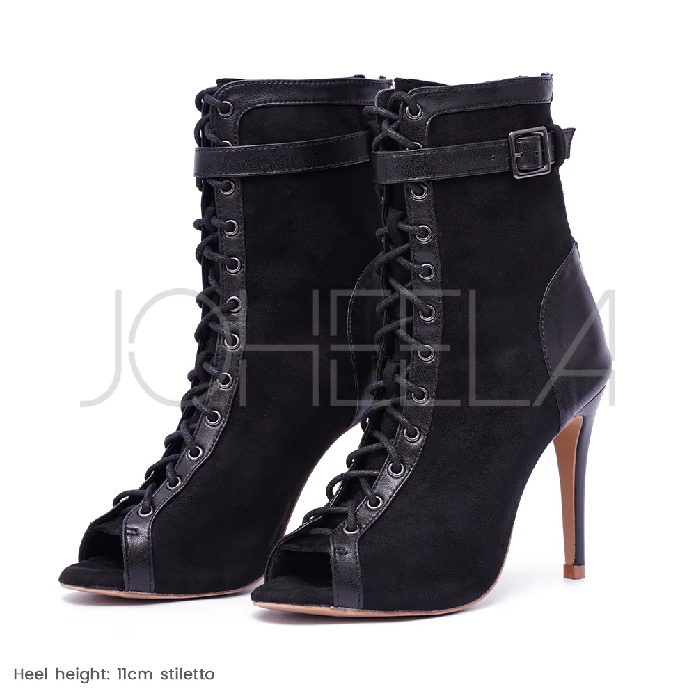 Emily noir - Talons stilettos standard - Personnalisable