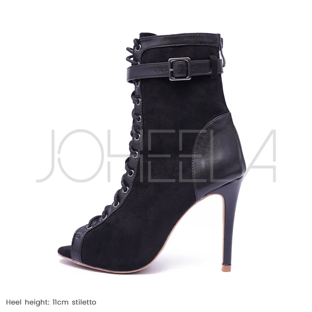 Emily noir - Talons stilettos standard - Personnalisable