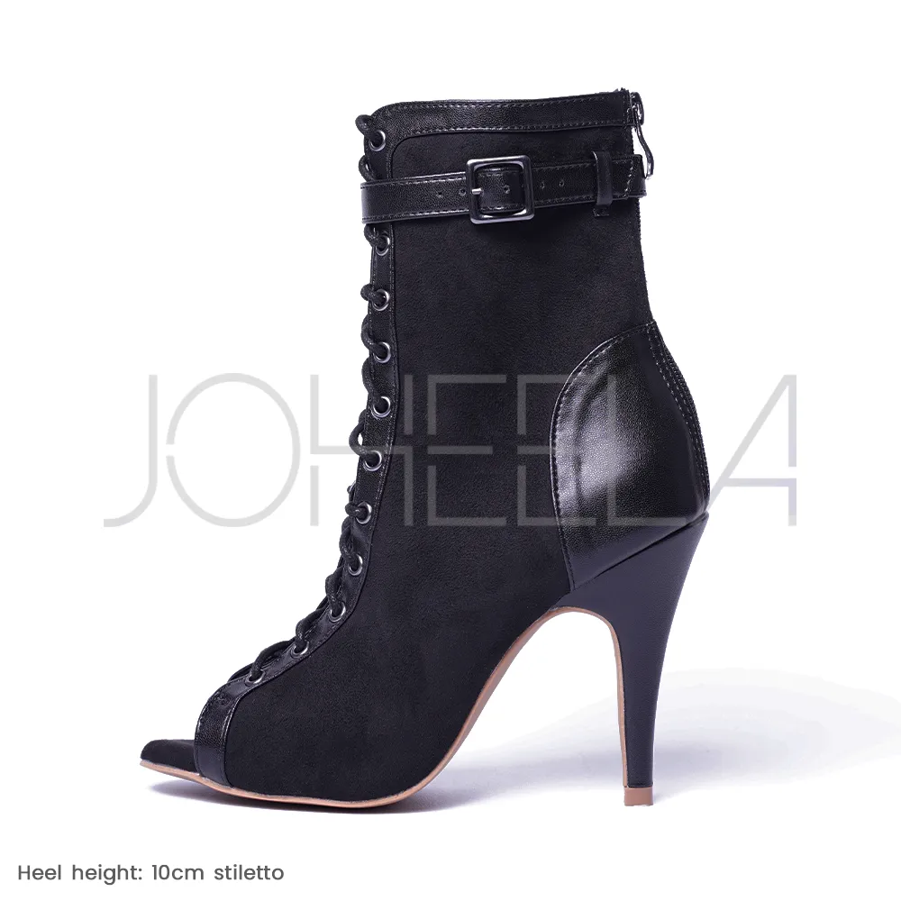Emily noir - Talons stilettos standard - Personnalisable
