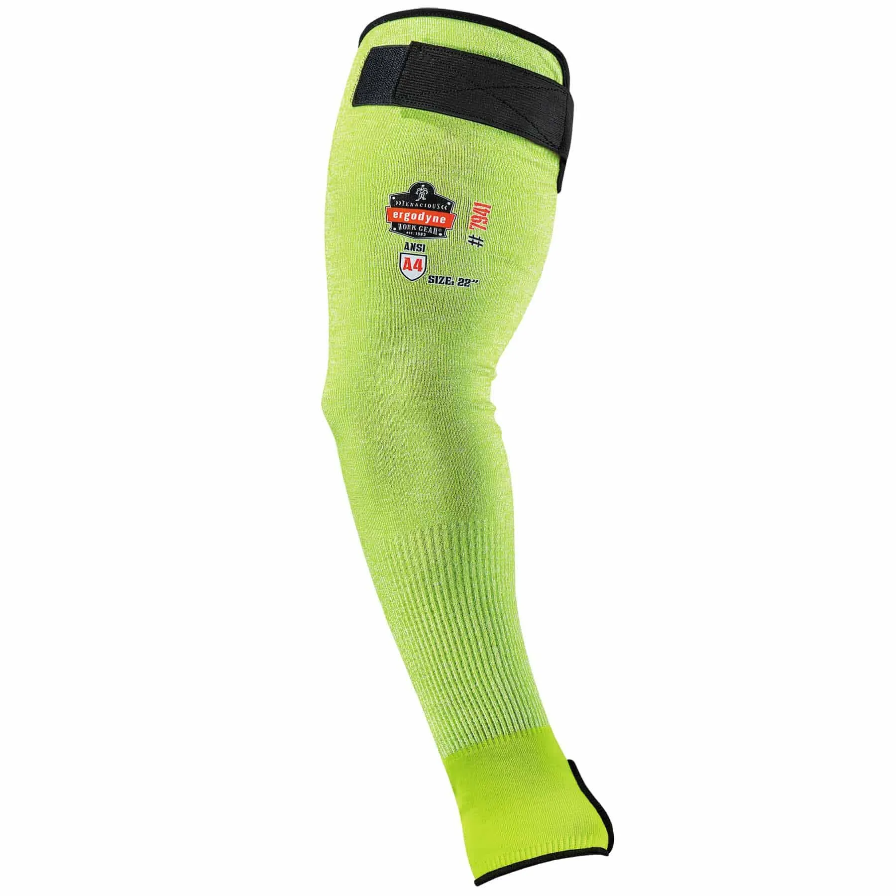 Ergodyne 17945 7941-PR 22 in Lime CR Protective Arm Sleeve 1-Pair
