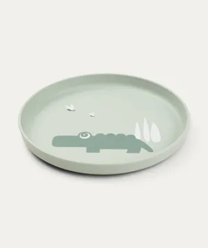 Foodie Plate - Croco Green