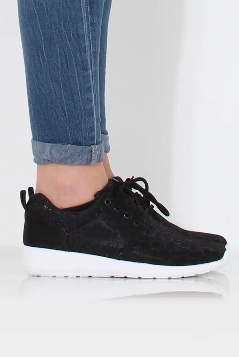 Freyah Black Trainers