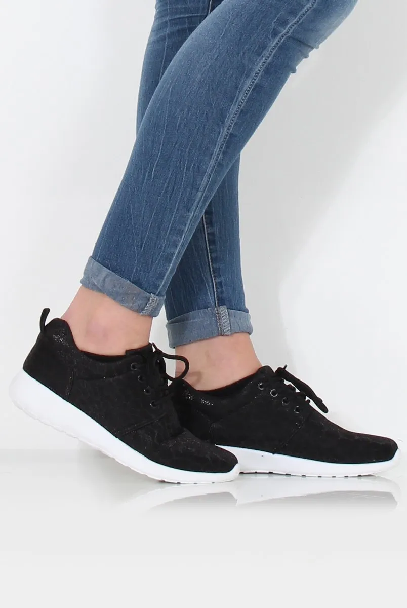 Freyah Black Trainers
