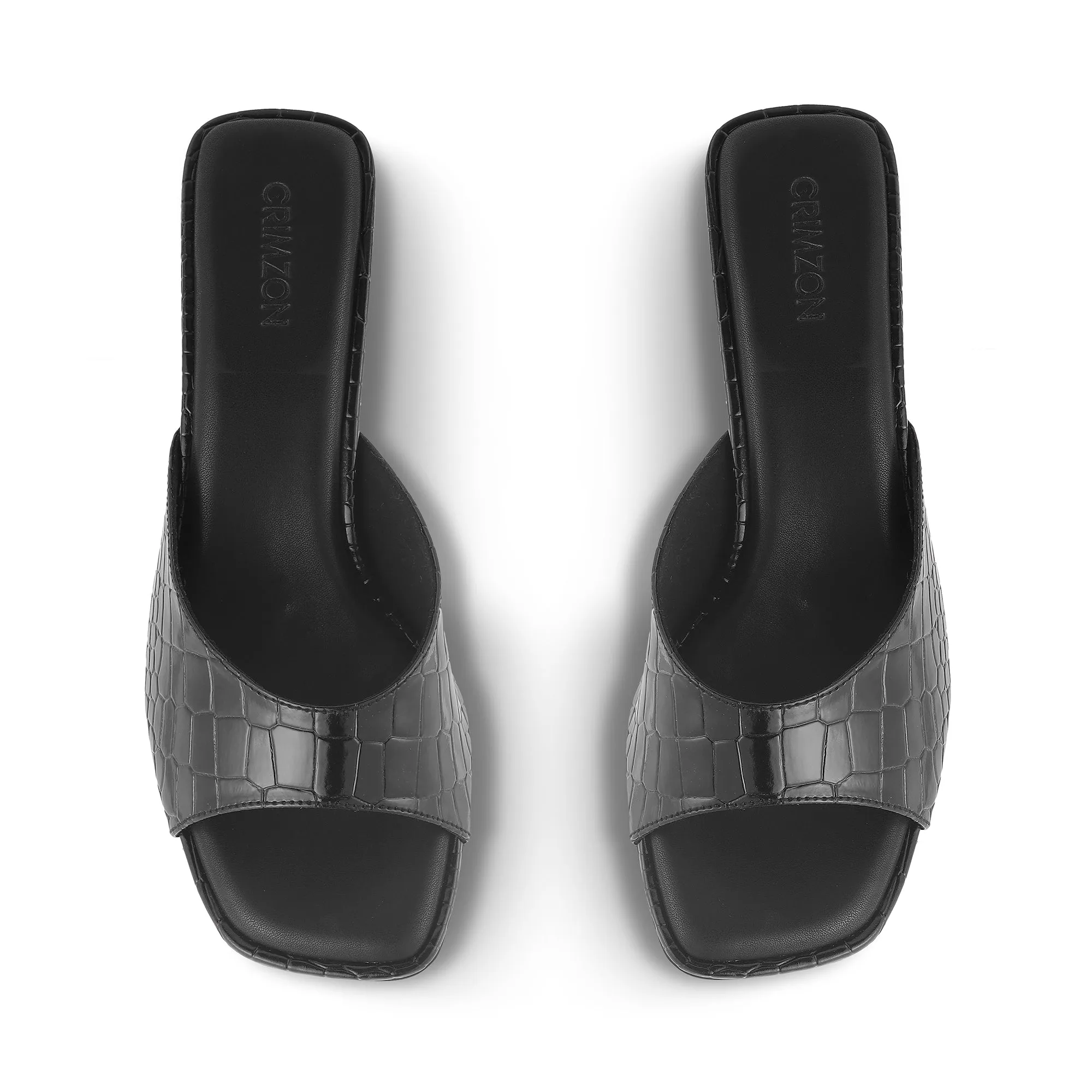 FRIDAY- BLACK BLOCK HEELS