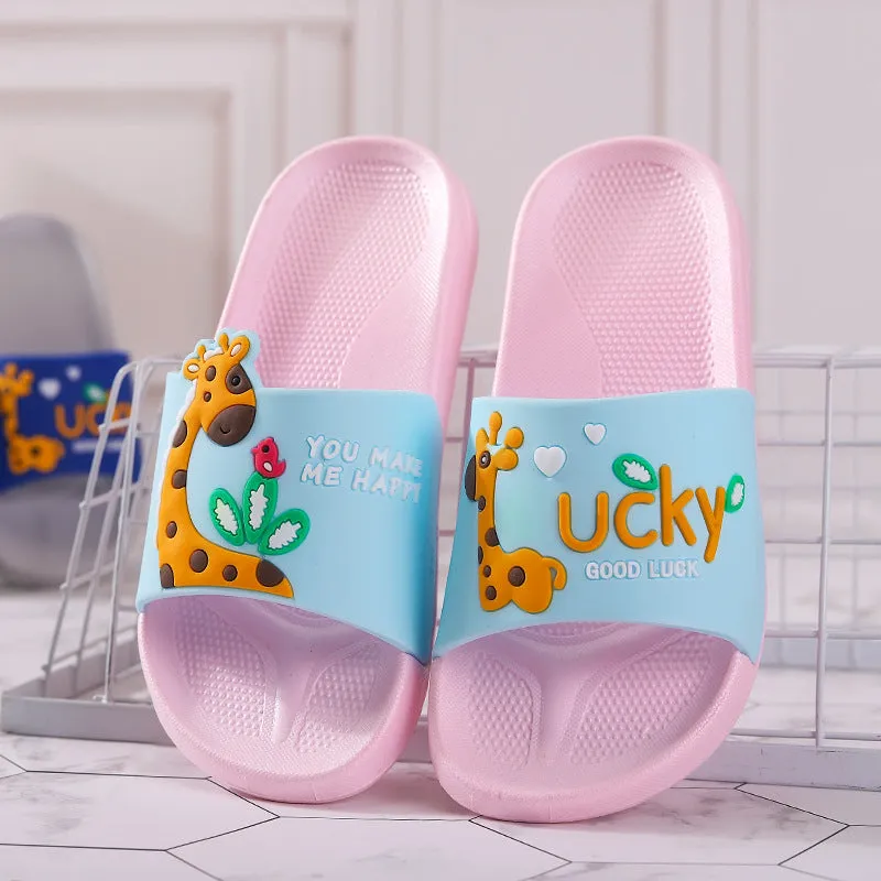 Giraffe Slippers for Girls