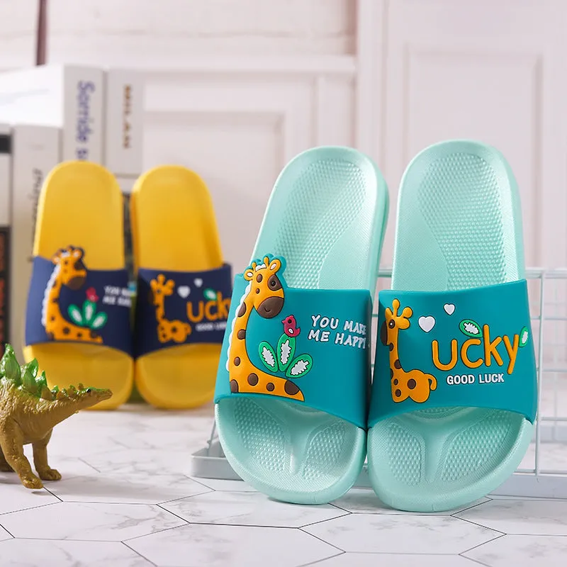 Giraffe Slippers for Girls
