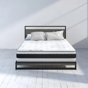 Green Tea Cooling Swirl Memory Foam Hybrid Queen Mattress