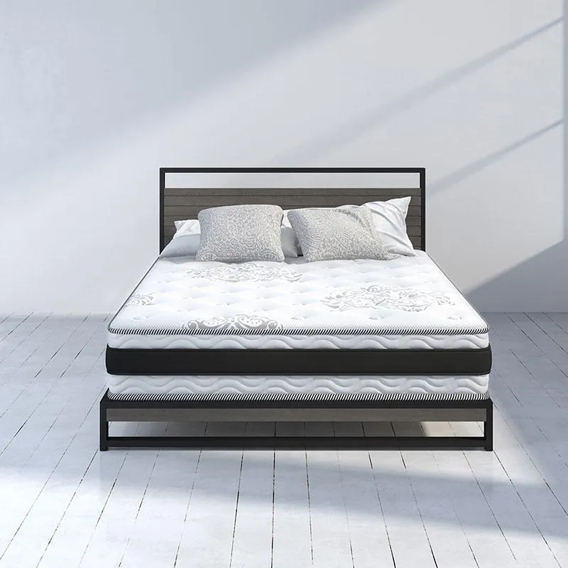 Green Tea Cooling Swirl Memory Foam Hybrid Queen Mattress