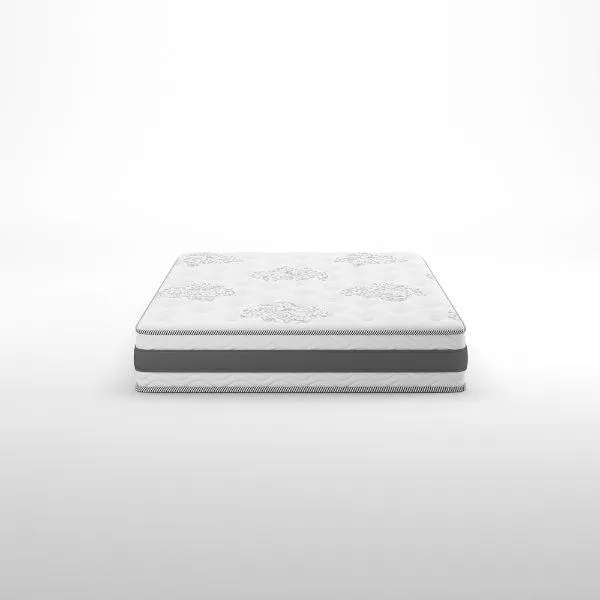 Green Tea Cooling Swirl Memory Foam Hybrid Queen Mattress