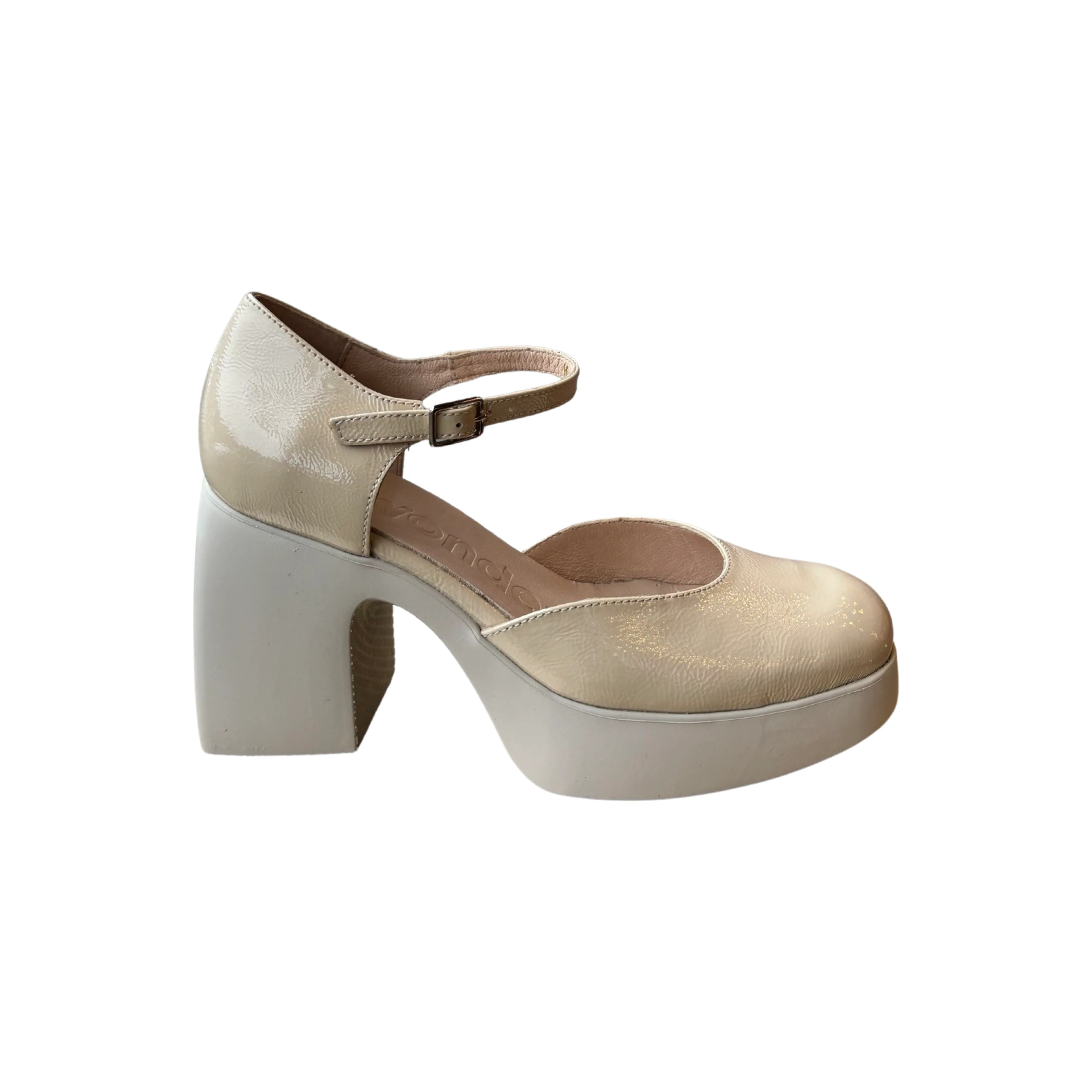H4930 Natural Platform Mary Jane